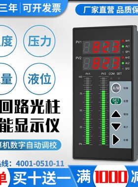 高精度智能多回路测控仪温度压力液位变送器传感器显示器控制仪表