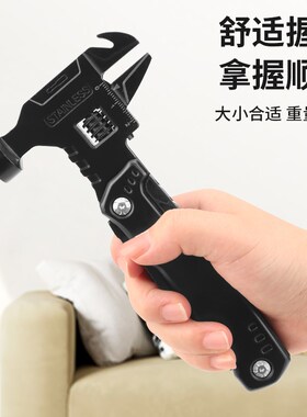 户外多功能折叠锤钳扳手万能型一体组合工具露营野外应急防身刀具