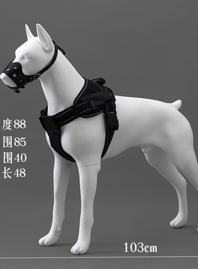 杜宾犬狗摆件树脂大号玻璃钢雕塑宠物用品展示模特架子橱窗道具狗
