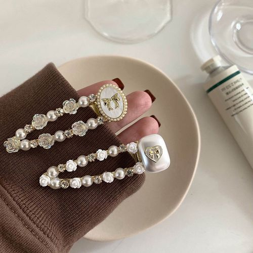 简约头饰仙掉眉毛蝴蝶结主题发夹发卡刘海夹边夹发饰发绳 - 图0