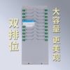 Double row warehouse attendance card rack warehouse material card slot card material card rack attendance control warehouse rack inventory card card board