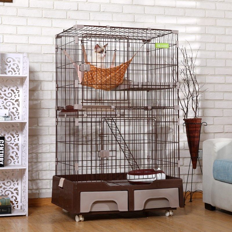 创逸猫笼子猫砂盆家用厕所一体猫窝加粗室内家用,淘宝优惠券,粉丝福利购,淘宝优惠卷