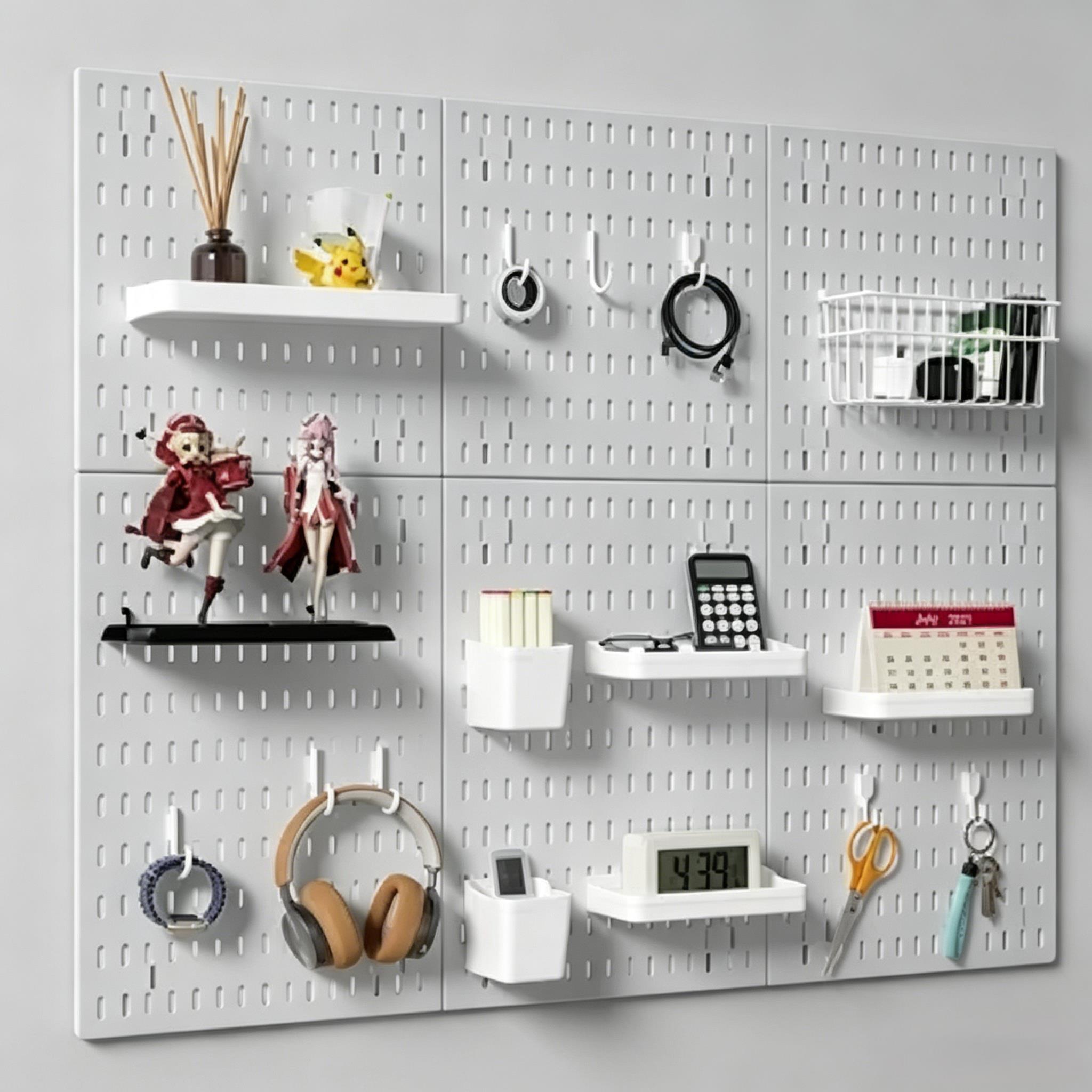 Perforated board accessories, coffee storage rack, punch-free desktop wall storage hanging board