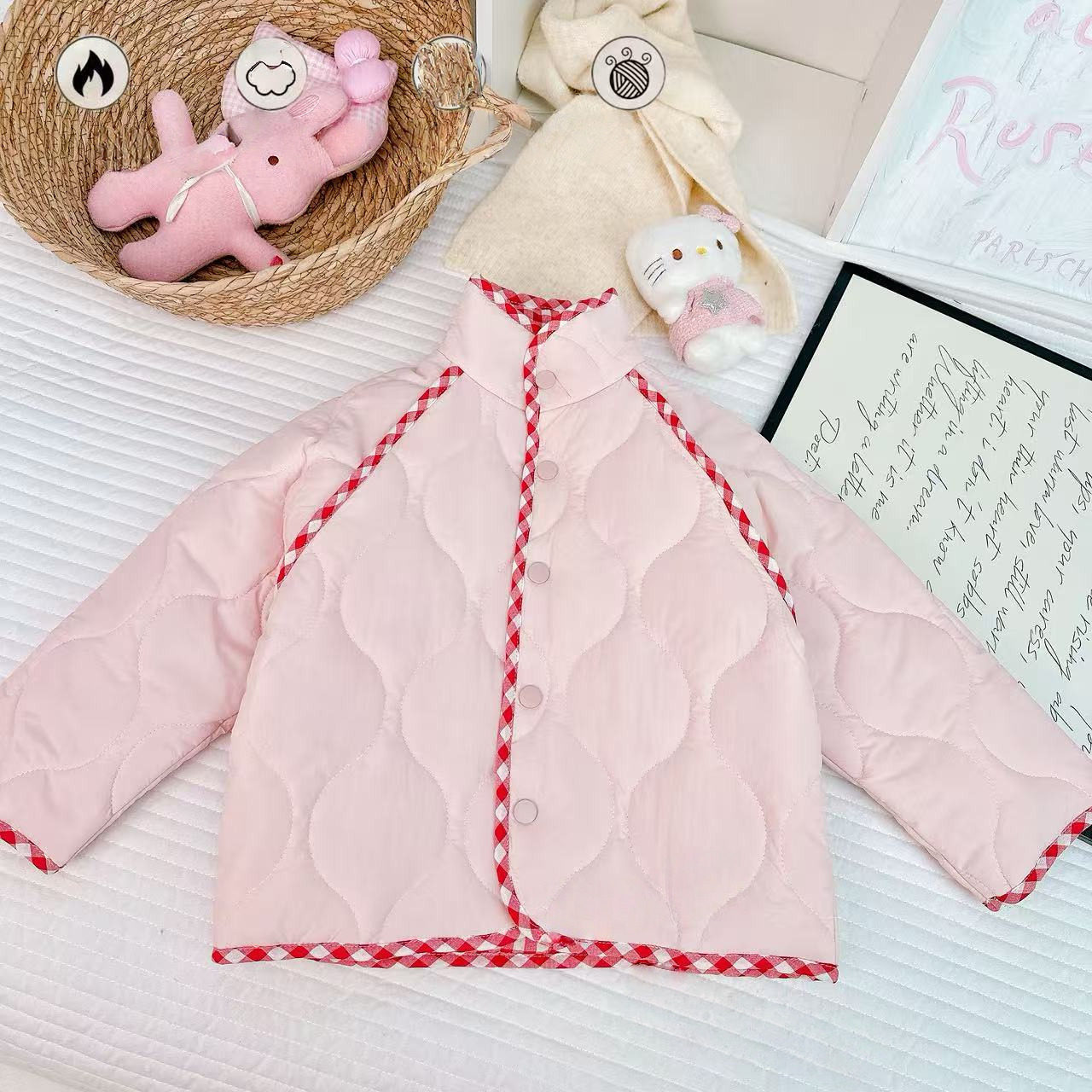 【加厚】儿童秋冬校服神器女童夹棉加厚休闲外套宝宝防风打底棉袄,淘宝优惠券,粉丝福利购,淘宝优惠卷