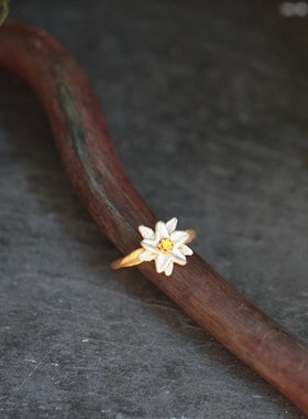 Michaelmichaud雪绒花戒指