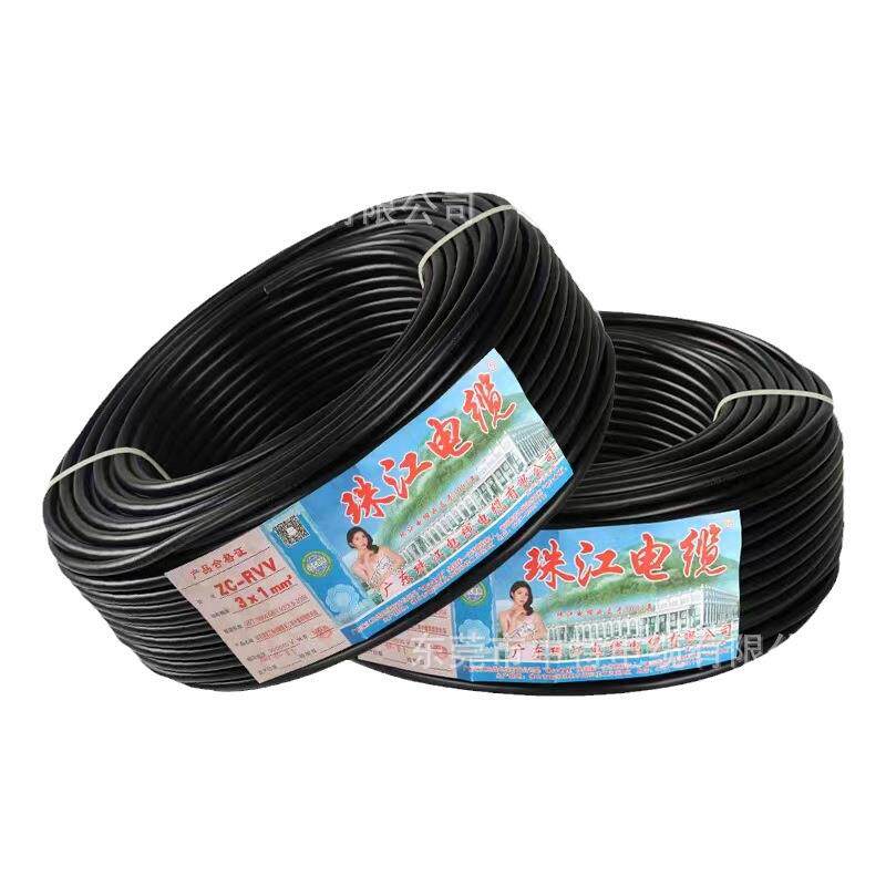 广东珠江电线电缆牌国标软护套防水阻燃电源线无氧铜RVV2 3 4 5芯 - 图3