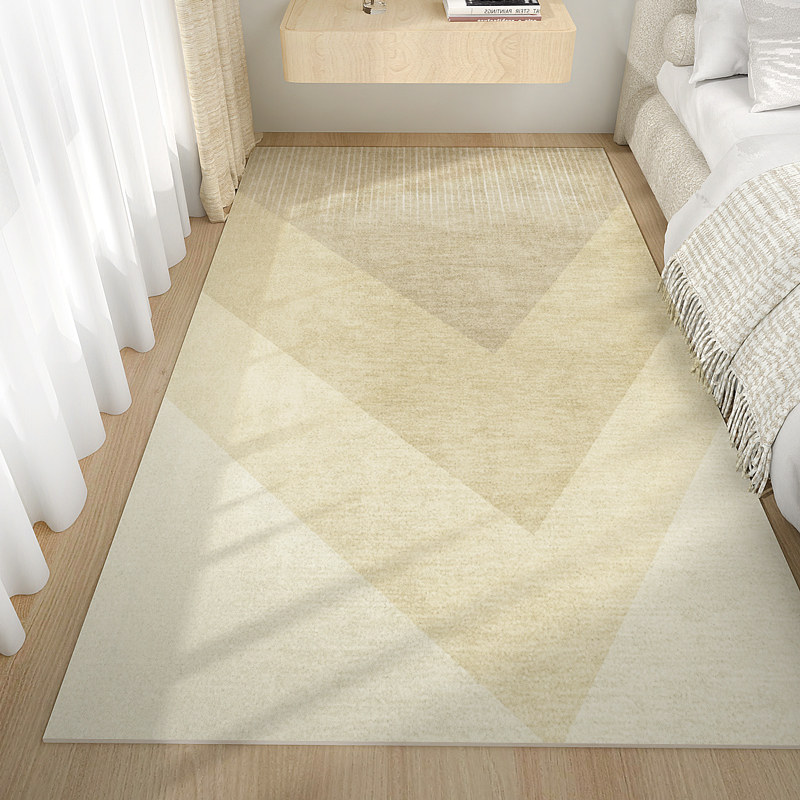 床边地毯卧室主卧高级渐变色女士床前坐垫耐脏房间全铺长条毯地垫,淘宝优惠券,粉丝福利购,淘宝优惠卷