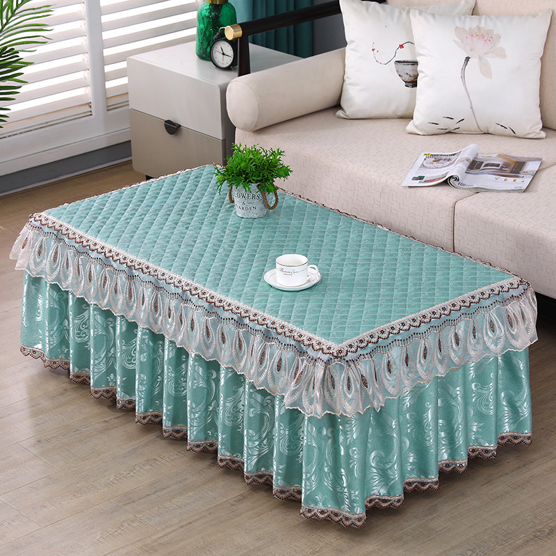 新款高档茶几罩防滑厚实耐用客厅茶几布盖巾长方圆防尘罩套电炉罩,淘宝优惠券,粉丝福利购,淘宝优惠卷