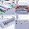 20-position combined attendance card holder telescopic punch card holder employee card holder card slot plastic holder paper card holder