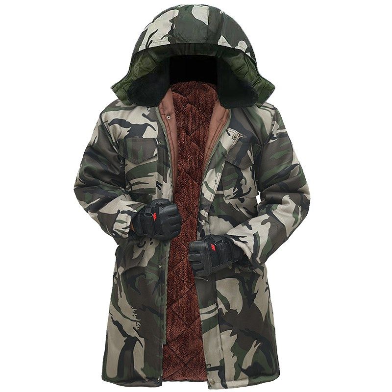 迷彩棉大衣男冬季加绒加厚防寒保暖冷库工作劳保棉袄冬装外套棉服,淘宝优惠券,粉丝福利购,淘宝优惠卷