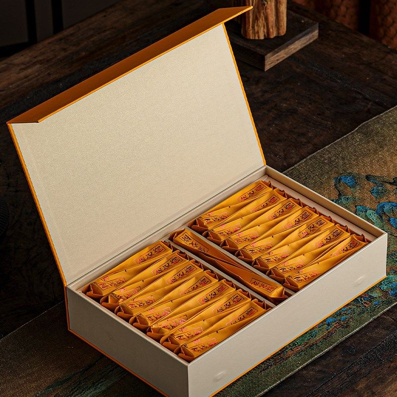 武夷岩茶茶叶礼盒空盒uv定制大红袍肉桂水仙摆泡30泡半斤装空礼盒,淘宝优惠券,粉丝福利购,淘宝优惠卷