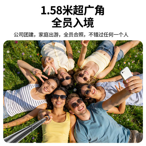 适用大疆action6/5pro三脚架手持自拍杆落地口袋pocket3运动相机4配件手机影石ACEPro2延长gopro12桌面支架X5 - 图0