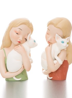 贾晓鸥可米生活国王花园创意半身雕塑艺术摆件装饰品