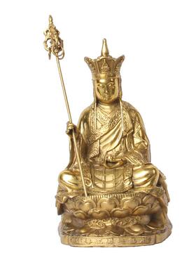 杨铜记 铜器 铜工艺品摆件 地藏王菩萨 坐地藏王