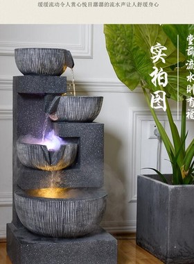 家居流水艺品室内客厅办公室装饰盆景观简欧餐厅喷泉公司生财摆件
