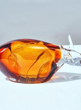 现代简约创意琉璃桌面小摆件客厅玄关家庭办公桌高级软装饰品