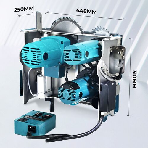 康盟四代无尘子母锯斜切装修工具大功率精密电锯切割机倒推台锯 - 图2