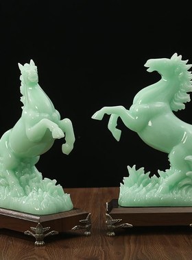 玉马成功招财宝马饰品对老板办公室桌面装饰公司开幕礼品