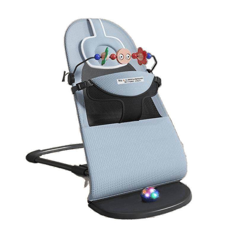 婴儿摇摇椅哄娃神器宝宝摇篮椅躺椅可折叠可调节摇椅四季通用三档,淘宝优惠券,粉丝福利购,淘宝优惠卷
