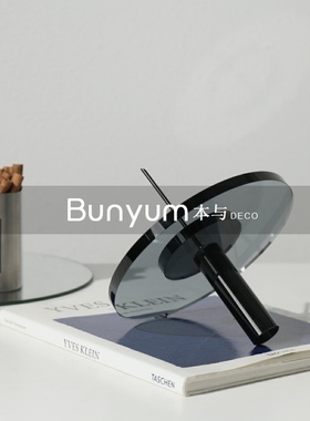 简约现代创意科技感m摆件桌面茶几玄关样板房酒柜软装饰品艺术摆