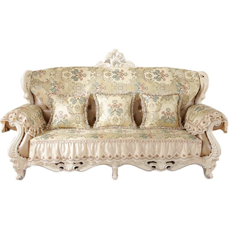欧式沙发垫四季通用高档奢华高端贵妃坐垫防滑靠背沙发套罩巾定制,淘宝优惠券,粉丝福利购,淘宝优惠卷