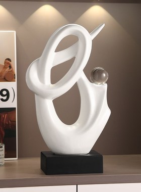 现代创意陶瓷桌面玄关摆件家居办公室客厅酒柜电视柜装饰品乔迁