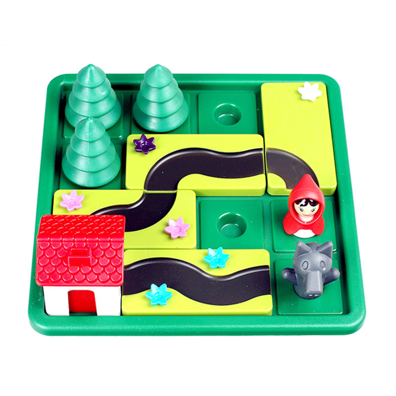 儿童桌游小红帽与大灰狼亲子智力通关解题益智空间逻辑思维玩具,淘宝优惠券,粉丝福利购,淘宝优惠卷