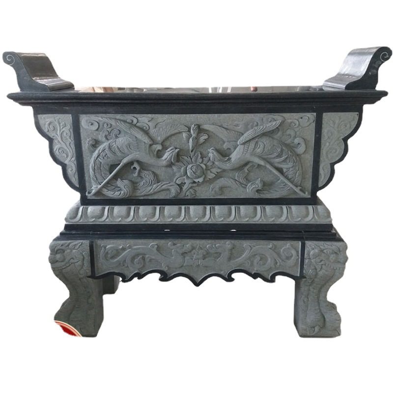 青石石雕香炉摆件 寺庙露天户外长方形款式 大鹏石业厂出品,淘宝优惠券,粉丝福利购,淘宝优惠卷