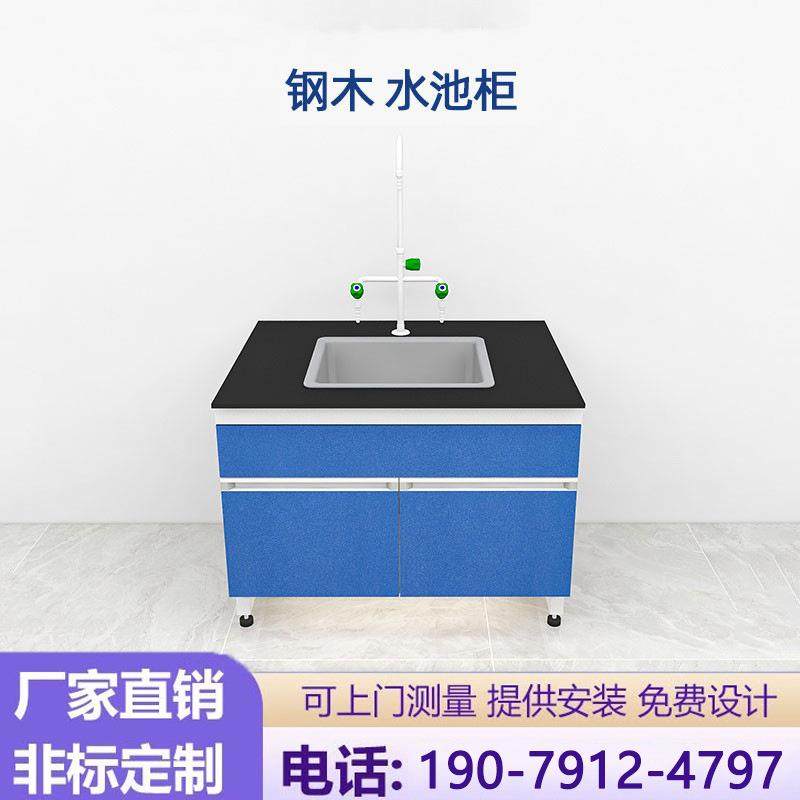 钢木水槽台理化生实验室洗手台全钢水槽柜pp水槽池化验室操作台,淘宝优惠券,粉丝福利购,淘宝优惠卷