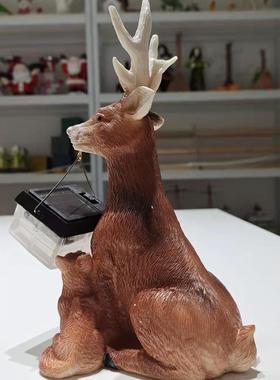 现货树脂鹿兔刺猬狼摆件装饰品创意纪念酒店家居客厅装饰