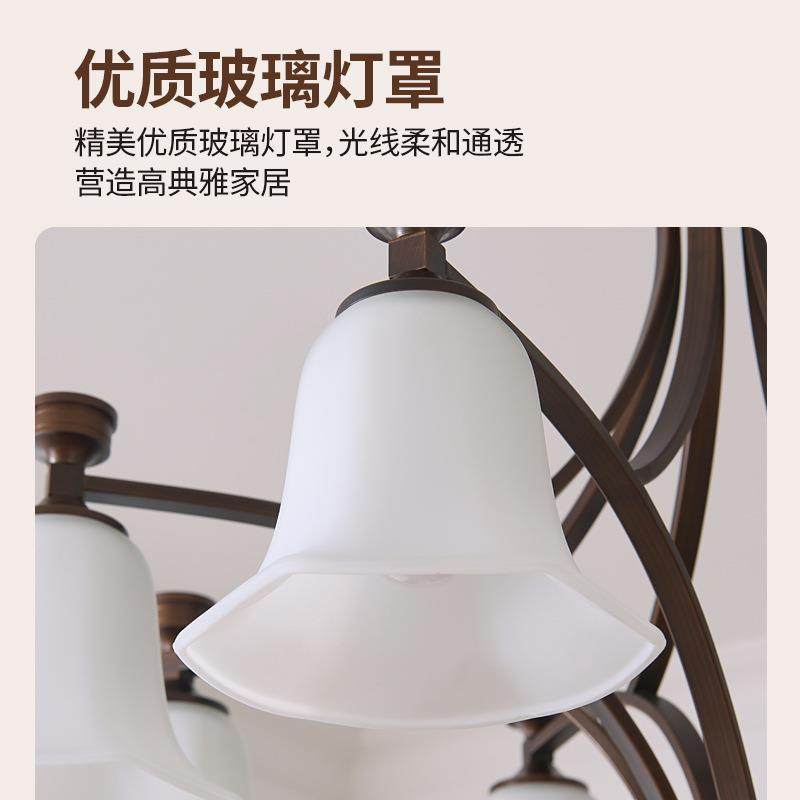 复古风吊灯客厅灯 中古餐厅主卧室乡村田园美式房间书房灯具,淘宝优惠券,粉丝福利购,淘宝优惠卷