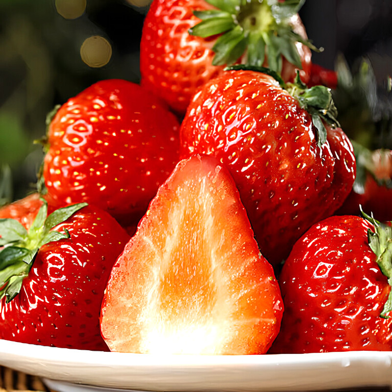 丹东99奶油草莓超大500g*2