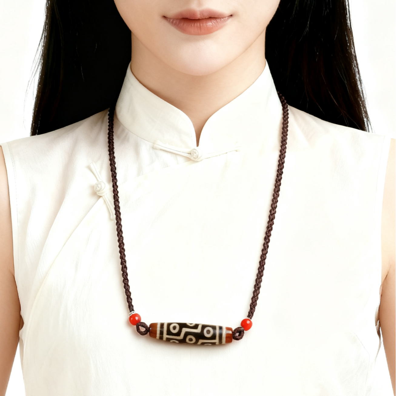 欧说珠宝西藏圣物高油包浆老九眼玛瑙天珠项链转运珠送男女礼物,淘宝优惠券,粉丝福利购,淘宝优惠卷