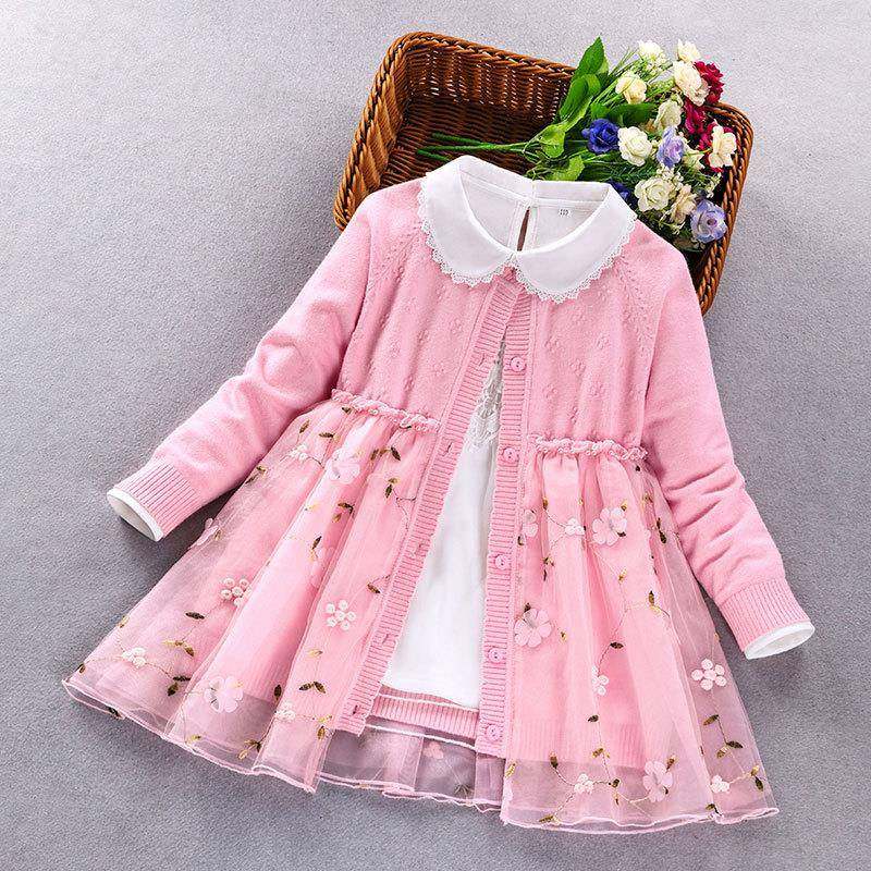 2026新款女童秋装毛衣长袖开衫外套儿童针织时尚套装中长款两,淘宝优惠券,粉丝福利购,淘宝优惠卷