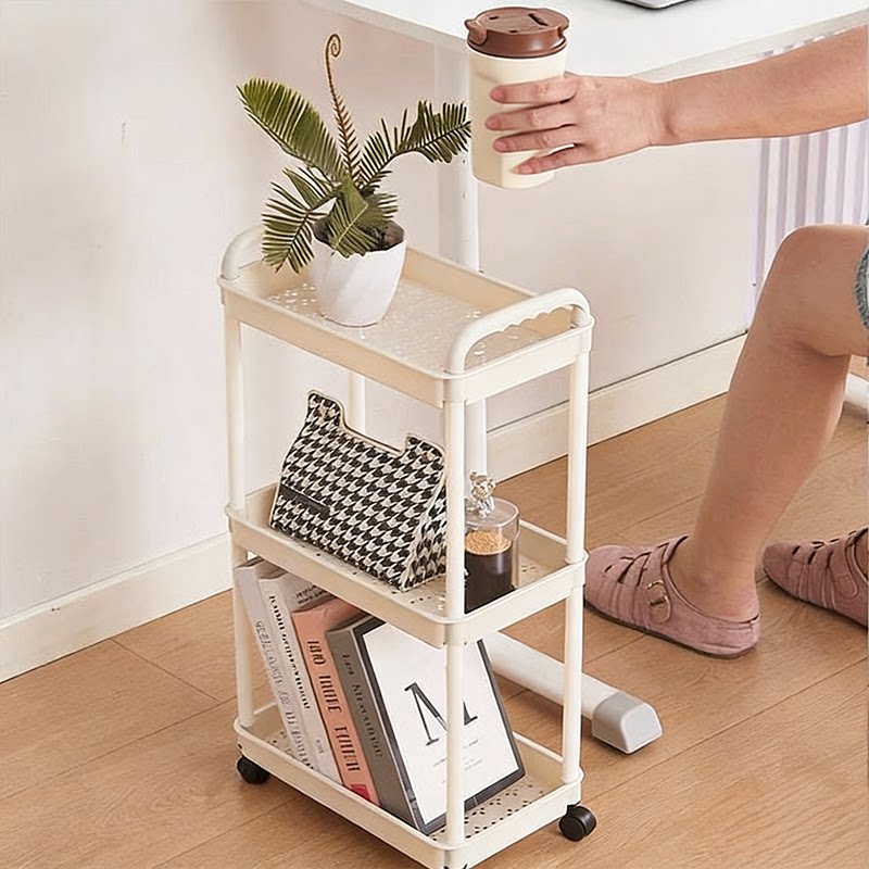 【虎妞专享】A小推车置物架厨房浴室落地多层收纳储物架