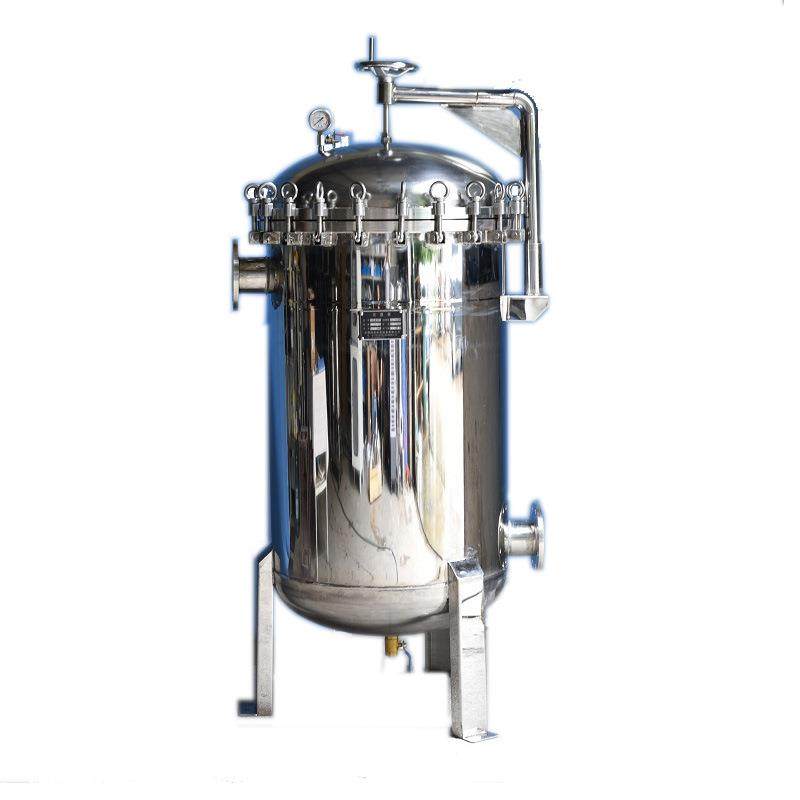 不锈钢8袋式过滤器管道污水泥沙前置过滤工业水循环水过滤装置,淘宝优惠券,粉丝福利购,淘宝优惠卷