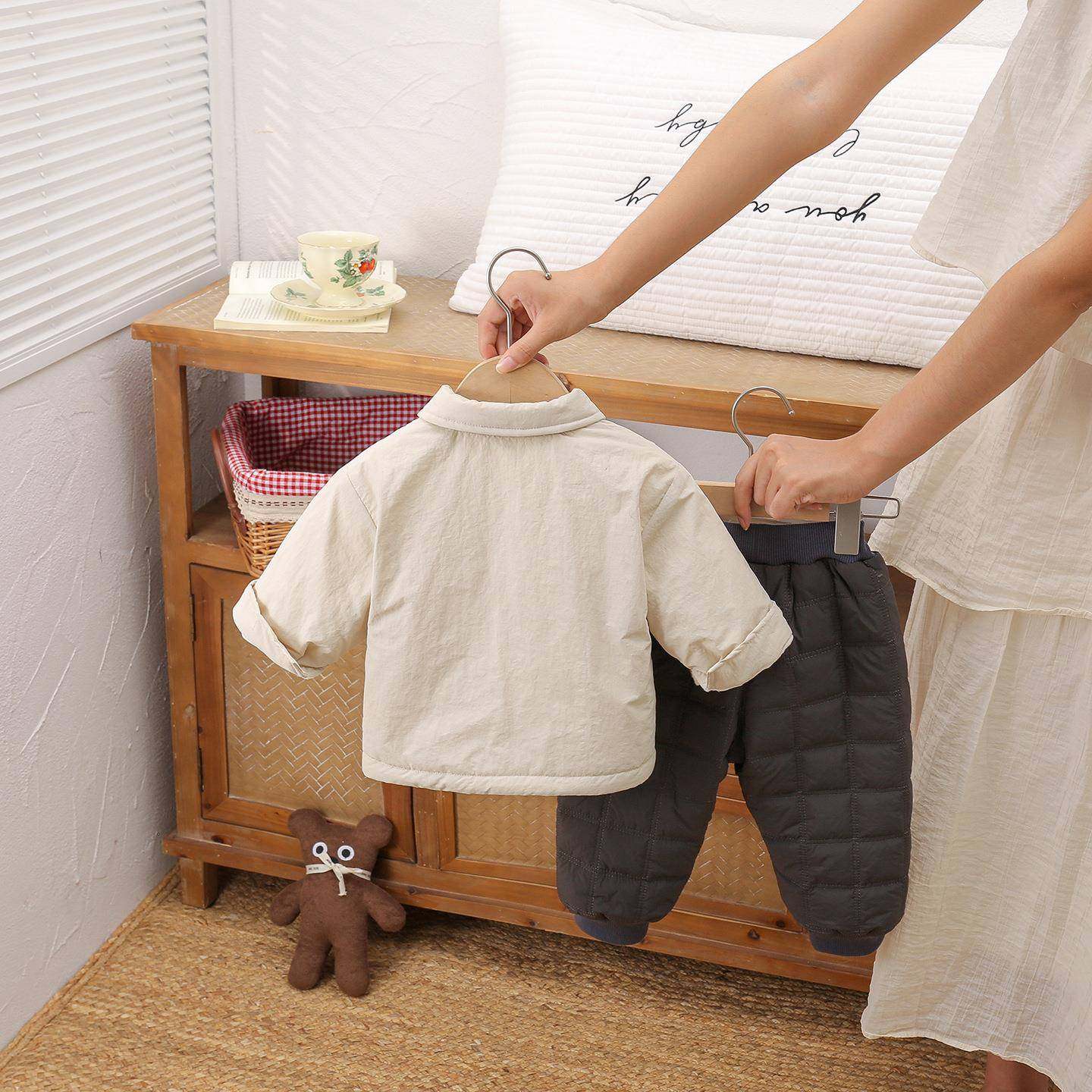 2026新款男宝宝秋冬套装冬季一岁婴儿衣服冬装外套裤子加绒两,淘宝优惠券,粉丝福利购,淘宝优惠卷