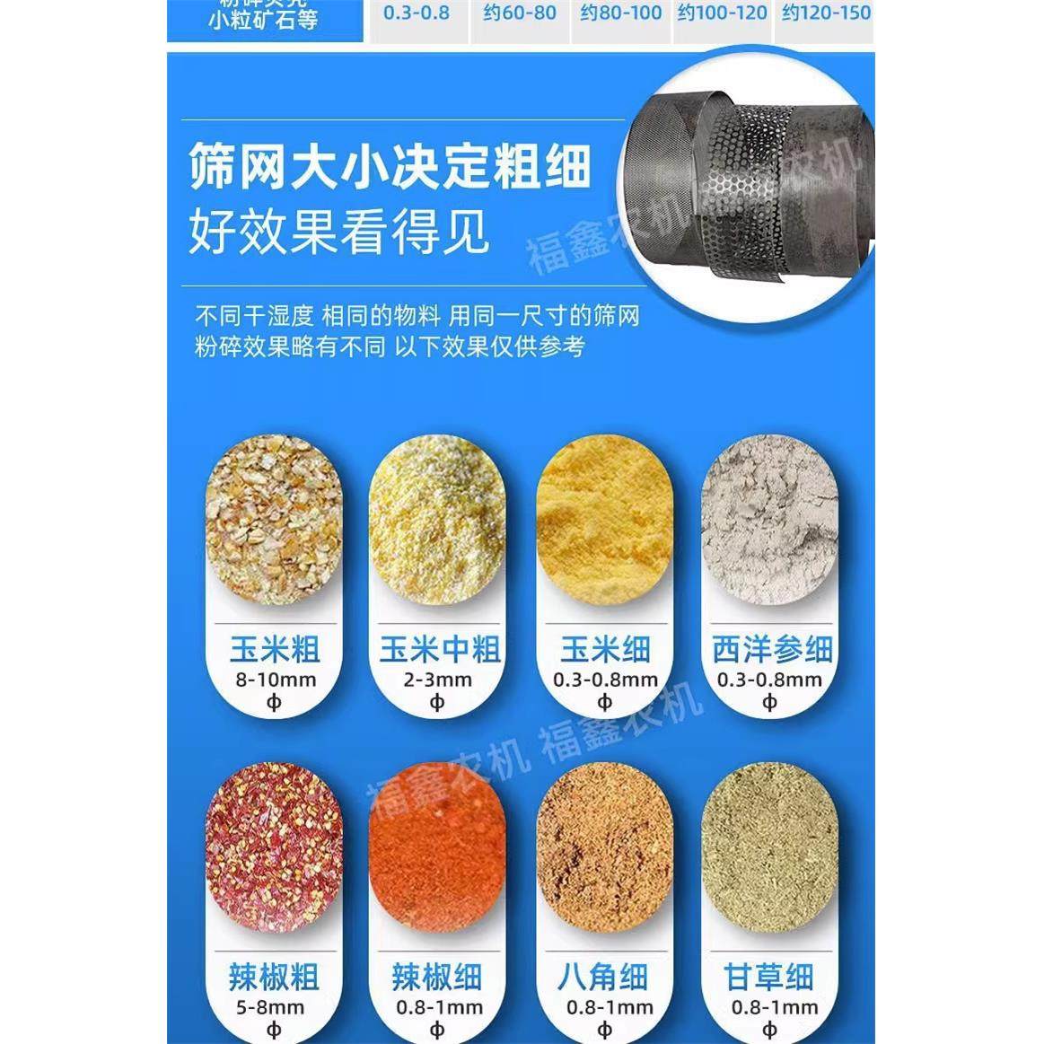 玉米粉碎机家用小型养殖饲料万能磨粉机五谷杂粮齿爪锤片破碎机器,淘宝优惠券,粉丝福利购,淘宝优惠卷
