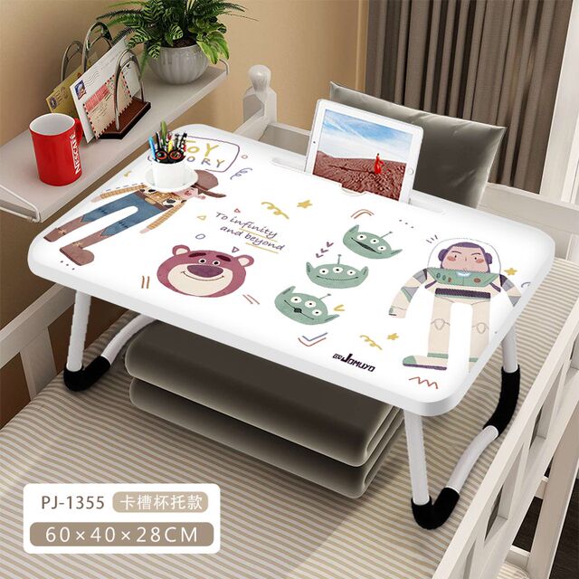 Pacha Dog Bed Small Table Children's Study Table Bed Foldable Small Table Board Student Dormitory Bunk Notes