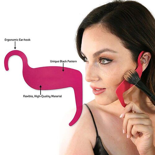 Perfect Contour Curve Stencil Makeup Tools Eyebrow Shaper Ey - 图0