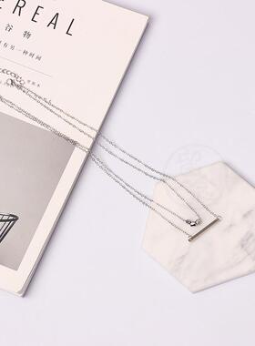 。Simple  natural and personalized multi-layer Pendant Neckl