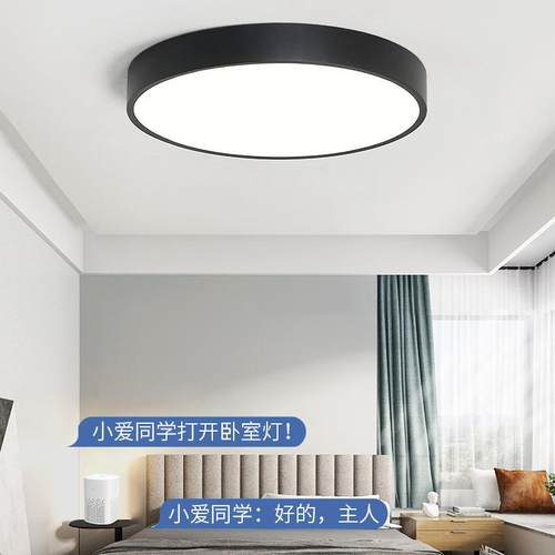 led吸顶灯 简约现代卧室灯 阳台过道玄关灯具圆形卧室吸顶灯现货 - 图0
