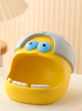 平头哥烟灰缸送男友家用客厅潮流搞怪造型办公室装饰摆件创意摆件