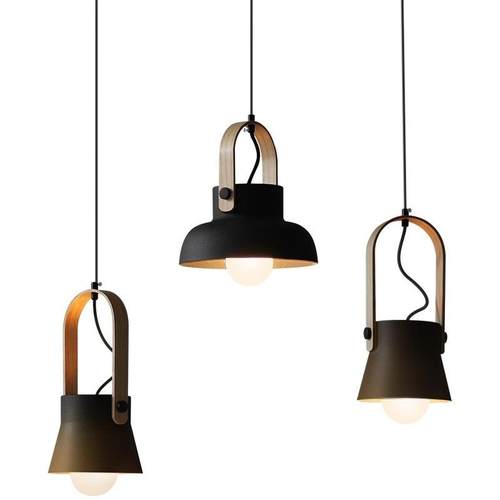 北欧简约餐厅灯奶油风书房卧室床头创意吧台灯具咖啡厅马卡龙吊灯 - 图3