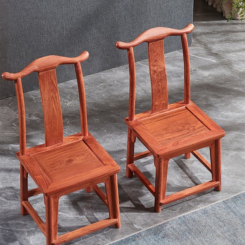 缅甸花梨木小官帽椅实木儿童靠背椅大果紫檀小官帽椅红木小椅子,淘宝优惠券,粉丝福利购,淘宝优惠卷