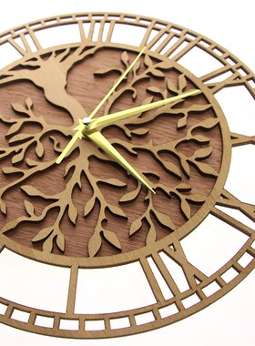 e of Life Wooden Wall Clock Farmhouse Style Family e Art Sil