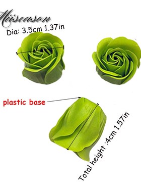81Pcs/lot Rose Bath Body Flower Floral Soap Scented Rose Flo