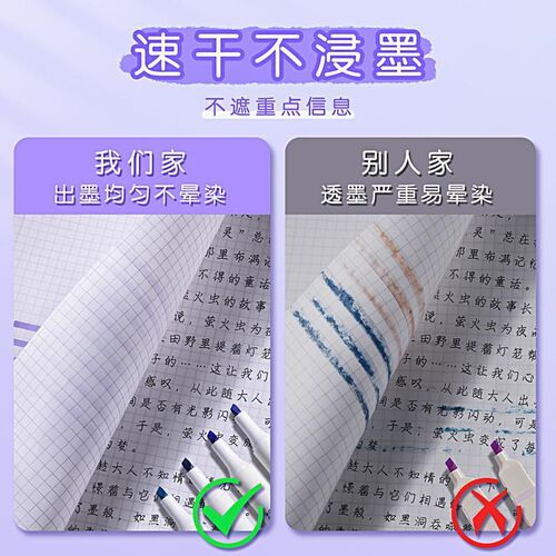 Color highlighter a set of 10 color marker pens荧光记号笔 - 图2