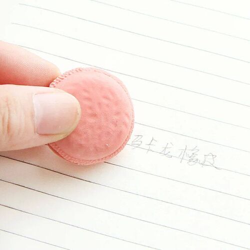 5 Pieces Cute Kawaii Colorful Cake Rubber Eraser Creative Ma - 图3