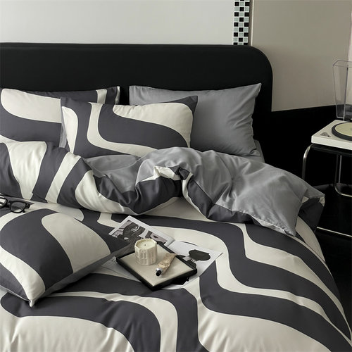 100% cotton bed sheet set bedcover bedsheet duvet cover sets - 图0